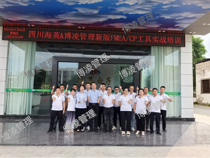 四川海英&博凌管理新版FMEA/CP工具實戰培訓